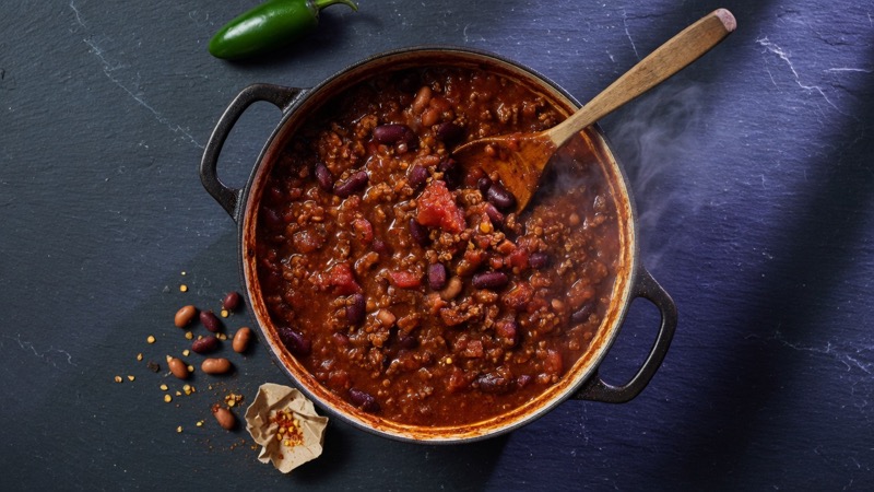 Batch turkey chili